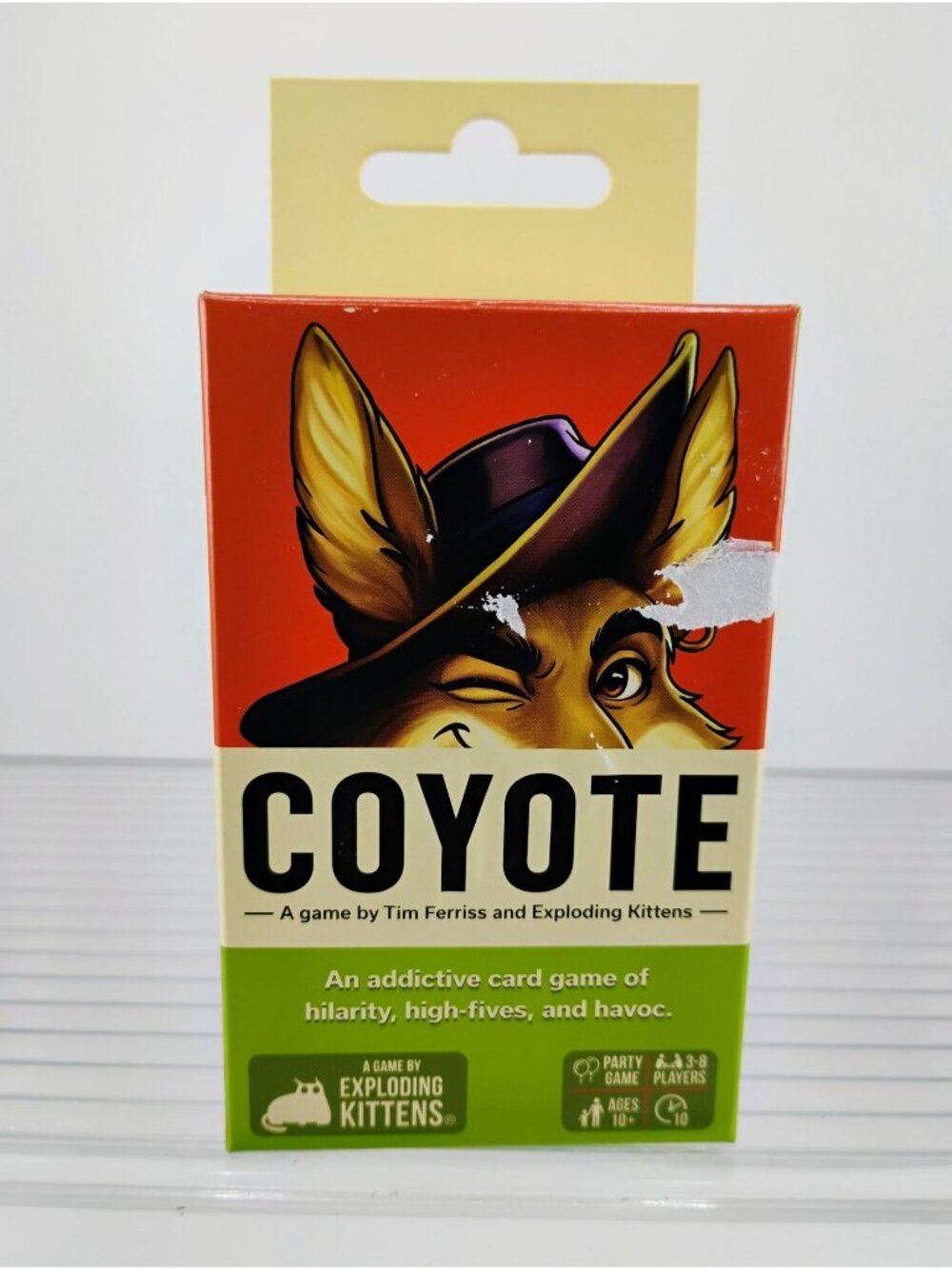 Coyote Card Game By Exploding Kittens 3-8 Players Ages 10+ Party Game